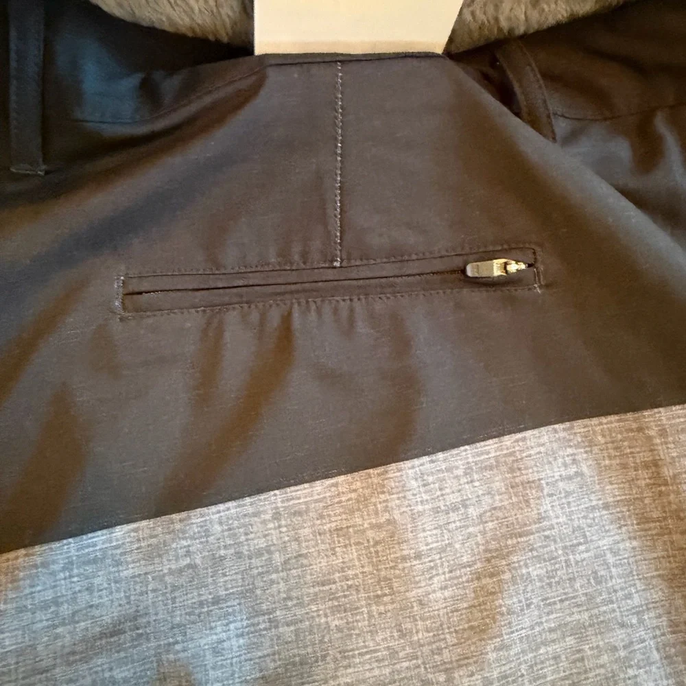 NWT Micros Black and Gray Hybrid Shorts